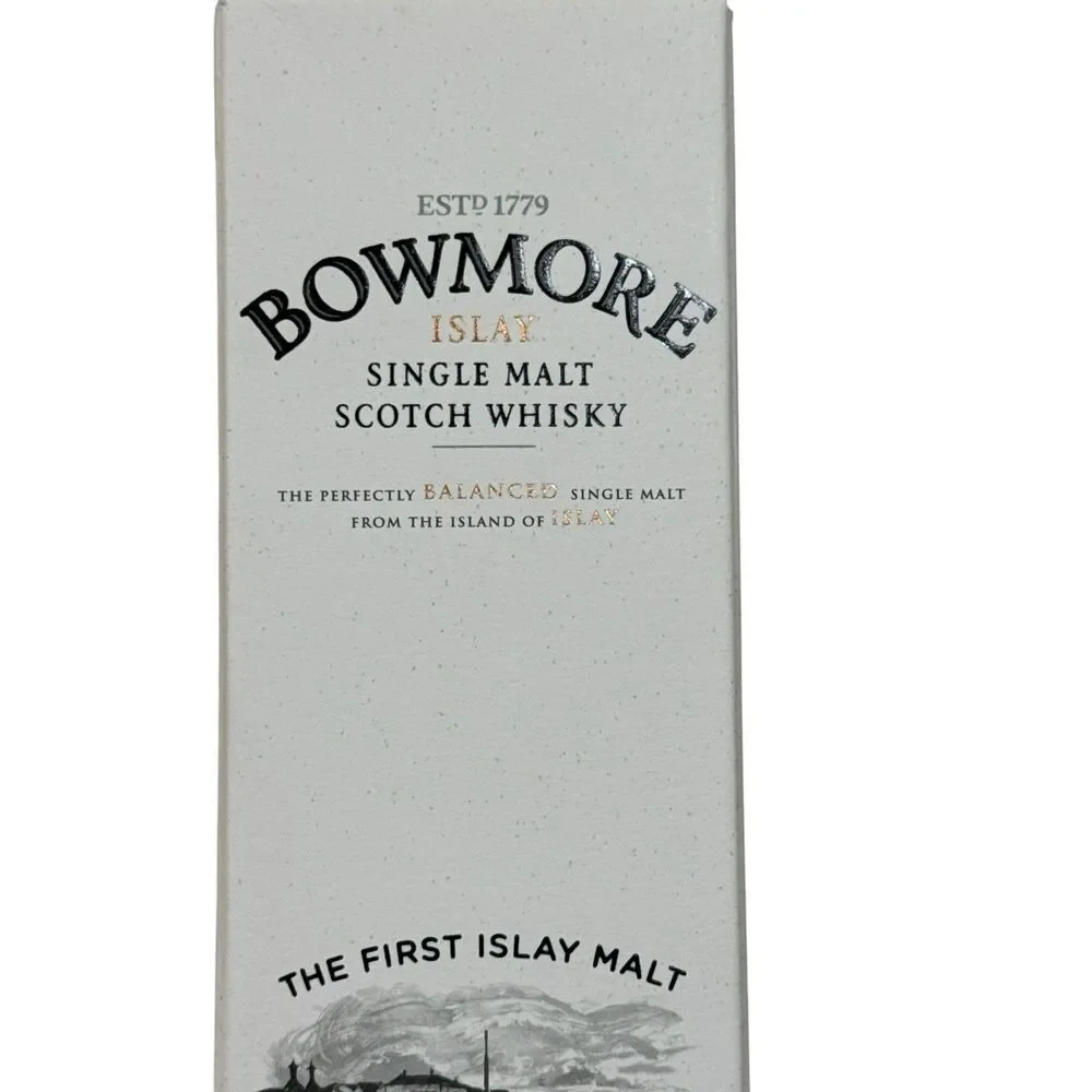 Bowmore Small Batch - Empty Single Malt Scotch Whisky Bottle,‎ Box + Cork